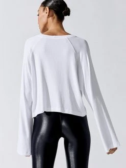 LNA Tops Quinn Boxy Long Sleeve