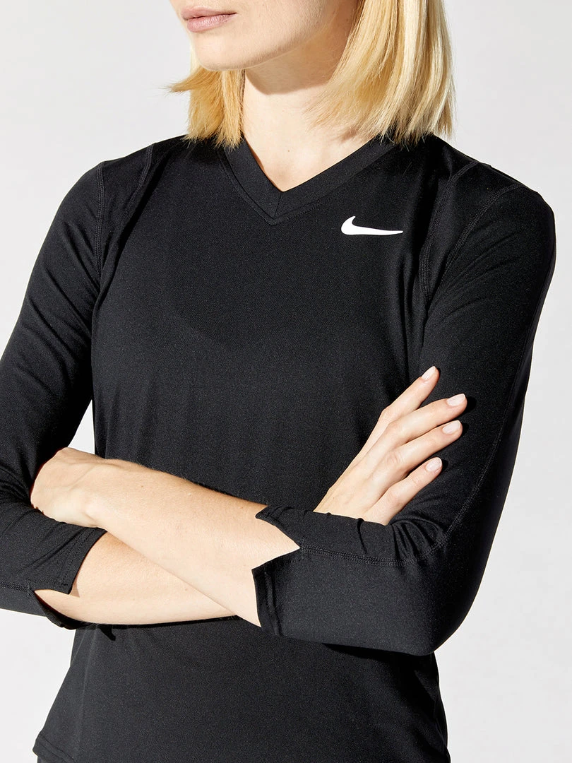 NikeCourt Dri-FIT UV Victory 3/4-Sleeve Tennis Top 3 NikeCourt Dri-FIT UV Victory 3/4-Sleeve Tennis Top
