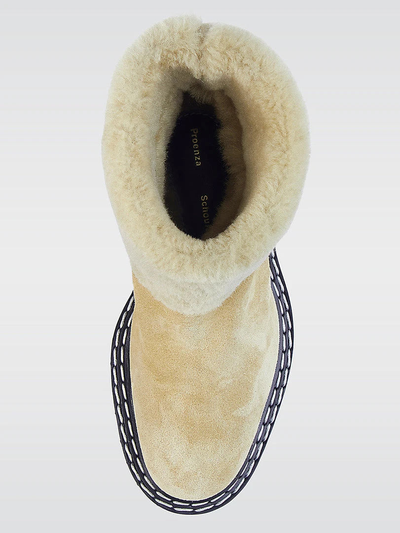 PROENZA SCHOULER Lug Sole Shearling Ankle Boots 2 PROENZA SCHOULER Lug Sole Shearling Ankle Boots