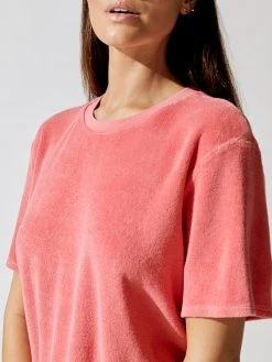 PERFECTWHITETEE Donna Loop Terry Oversized Tee NEW 7 PERFECTWHITETEE Donna Loop Terry Oversized Tee NEW