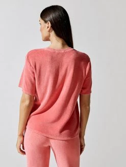 PERFECTWHITETEE Donna Loop Terry Oversized Tee NEW