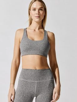 SPIRITUAL GANGSTER Studio Sports Bra Heathered New Tops