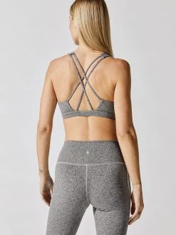 SPIRITUAL GANGSTER Studio Sports Bra Heathered New Tops