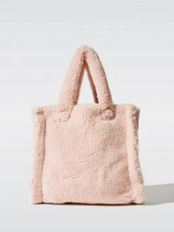 STAND STUDIO Lolita Faux Fur Teddy Bag