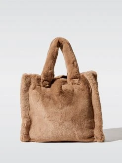 STAND STUDIO Lolita Faux Fur Soft Teddy Bag Violet Vision