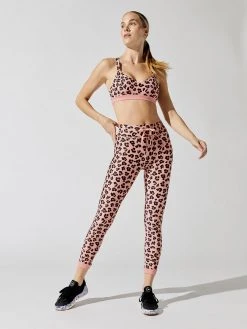 THE UPSIDE Rose Cheetah Larri Bra Sports Bras