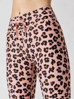 THE UPSIDE Rose Cheetah Midi Pant Leggings