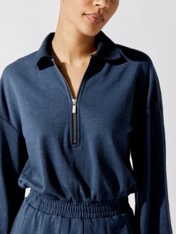 WEWOREWHAT Half-Zip Tennis Dress Dresses & Jumpsuits