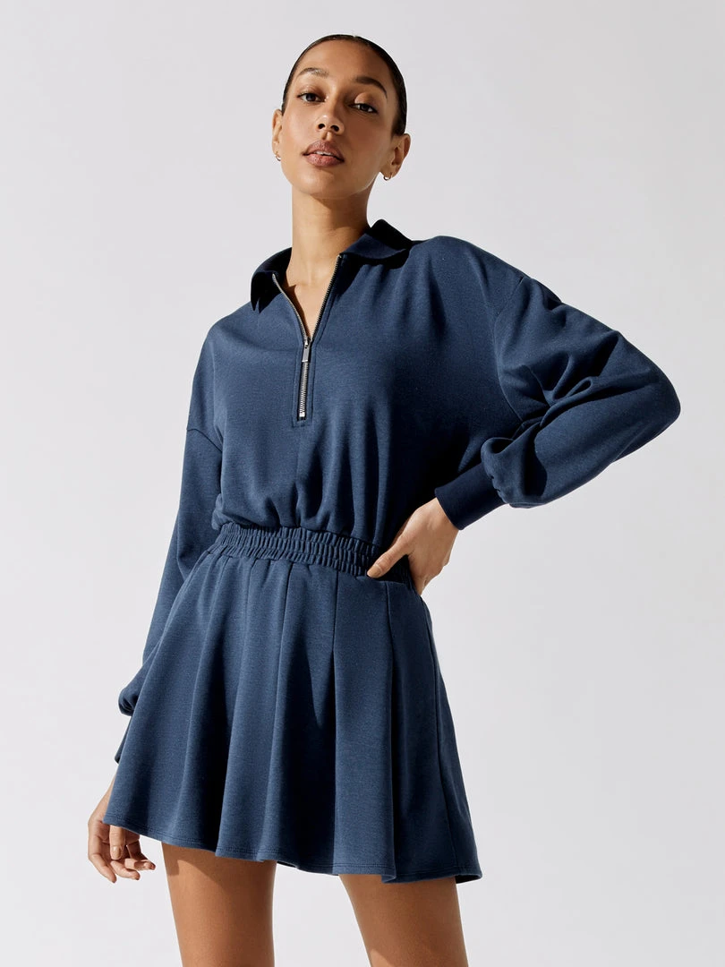 WEWOREWHAT Half-Zip Tennis Dress Dresses & Jumpsuits 1 WEWOREWHAT Half-Zip Tennis Dress Dresses & Jumpsuits