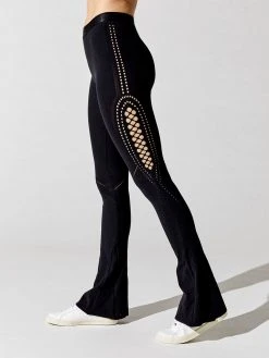 WOLFORD Sporty Lacing Net Leggings