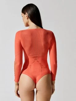 WOLFORD Sporty Lacing Net Body