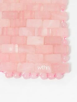 WTHN Rose Quartz Eye Mask