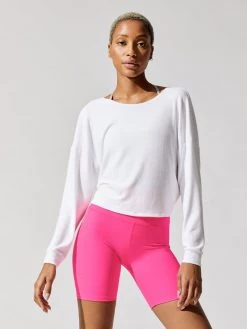 BEYOND YOGA Do The Twist Cropped Pullover Shop By Activity