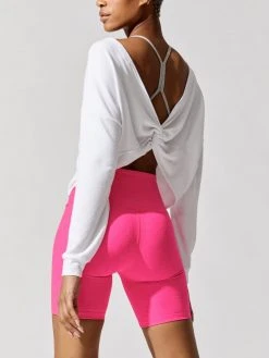 BEYOND YOGA Do The Twist Cropped Pullover Shop By Activity