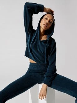 CARBON38 Micro Terry Hoodie Tops