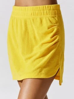 CARBON38 Skirts & Shorts Micro Terry Slim Skirt