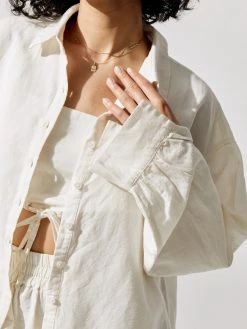 CARBON38 Linen Boyfriend Tunic The Essential Capsule