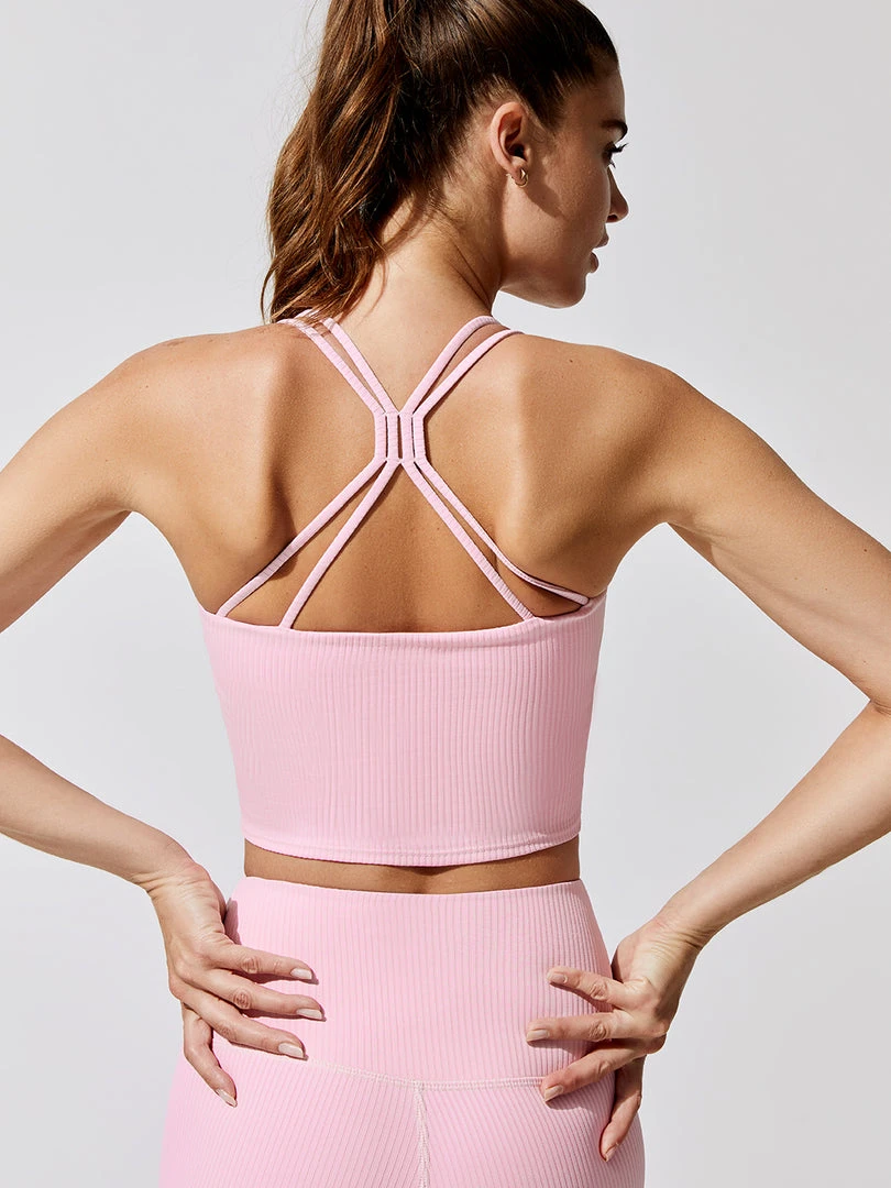 CARBON38 Tops Ribbed Cami Bra 41 CARBON38 Tops Ribbed Cami Bra