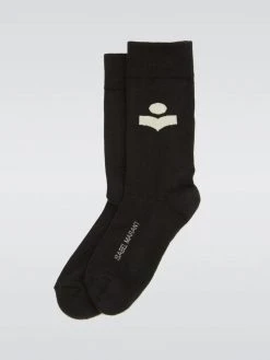 ISABEL MARANT Siloki Logo Socks Violet Vision