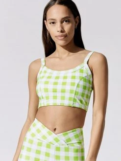 YEAR OF OURS Shop By Activity Gingham Bralette