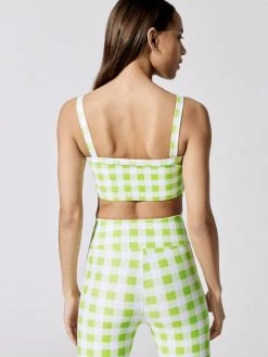 YEAR OF OURS Shop By Activity Gingham Bralette