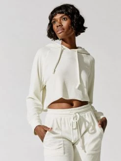 YEAR OF OURS Sweatshirts & Hoodies Post-swim Cropped Hoodie